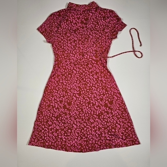 Free People Women's Marsaille Mini Dress Rust Combo Size Small NWT - Picture 3 of 16